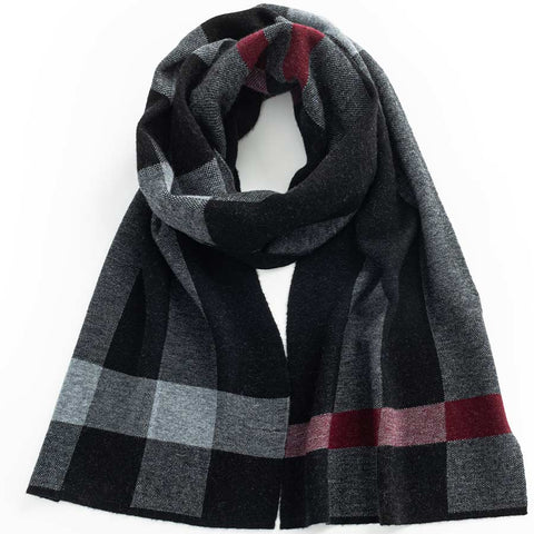 Mens Ilmio Wool Knit Scarf #03