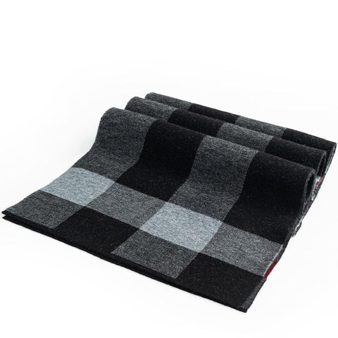 Mens Ilmio Wool Knit Scarf #03