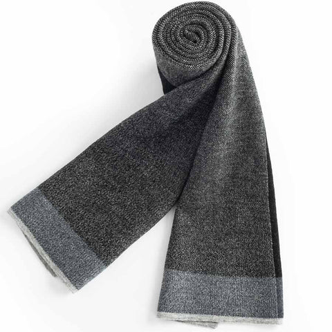 Mens Ilmio Wool Knit Scarf #04