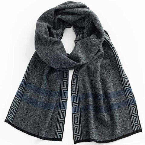 Mens Ilmio Wool Knit Scarf #05