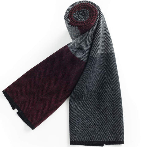 Mens Ilmio Wool Knit Scarf #08