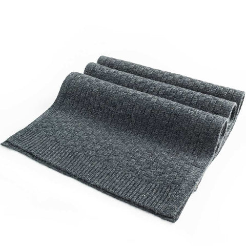 Mens Ilmio Wool Knit Scarf #12