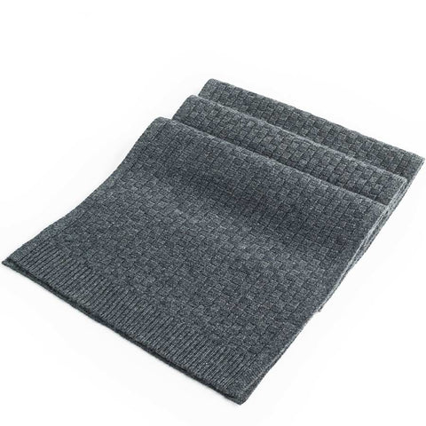 Mens Ilmio Wool Knit Scarf #12