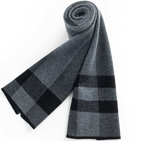 Mens Ilmio Wool Knit Scarf #09