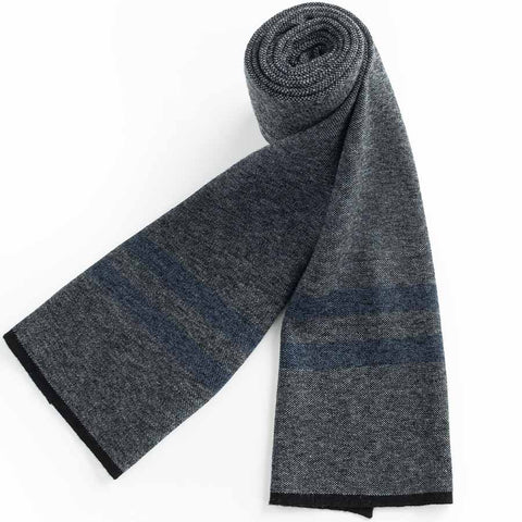 Mens Ilmio Wool Knit Scarf #05