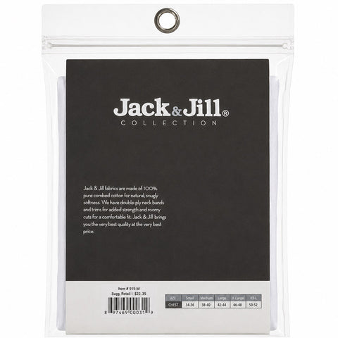Mens Jack & Jill Sleeveless Undershirts - 2 Pk.