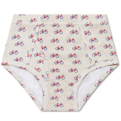 Boys Key Chain Printed Bicycle Briefs - 2 Pk.