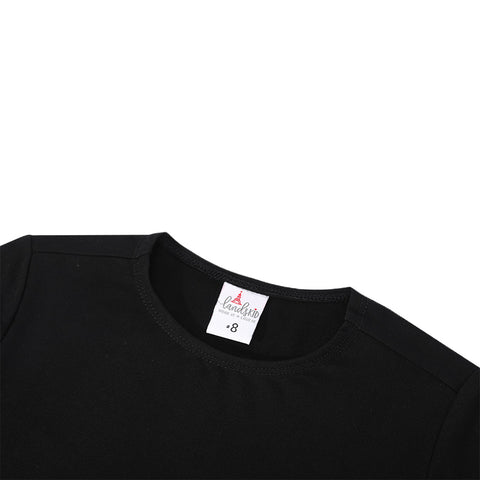 Girls LandsKid Lycra Modal Crew Neck T-shirt