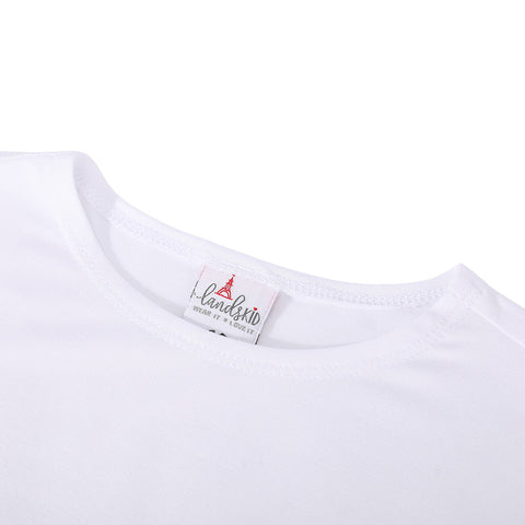 Girls LandsKid Lycra Modal Crew Neck T-shirt