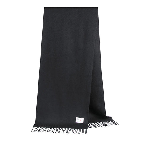 Mens Lucci Baby Wool  Black Scarf #20