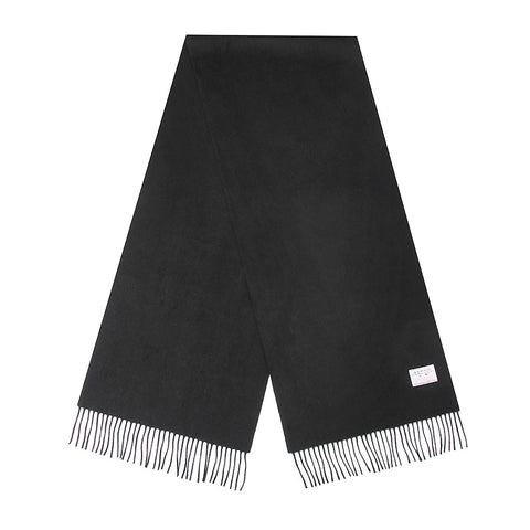 Mens Lucci Baby Wool  Black Scarf #20