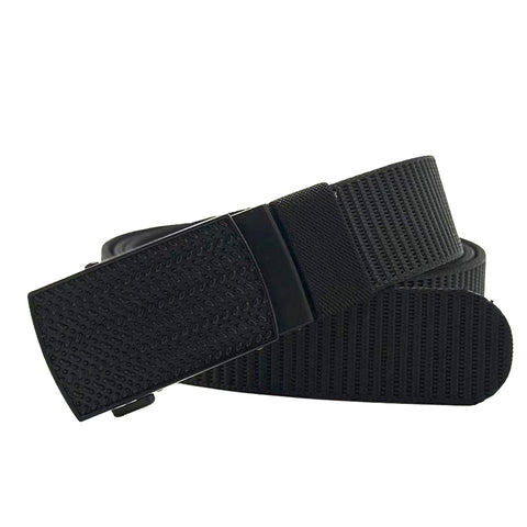 Mens Lucci 44" Black Fabric Track Belt #2