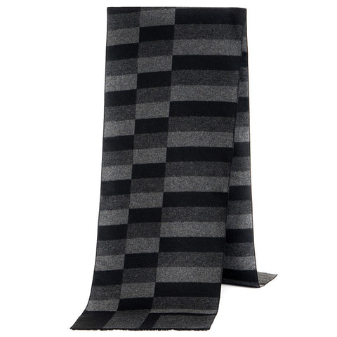 Mens Rio Terra Black Cotton Scarf #I