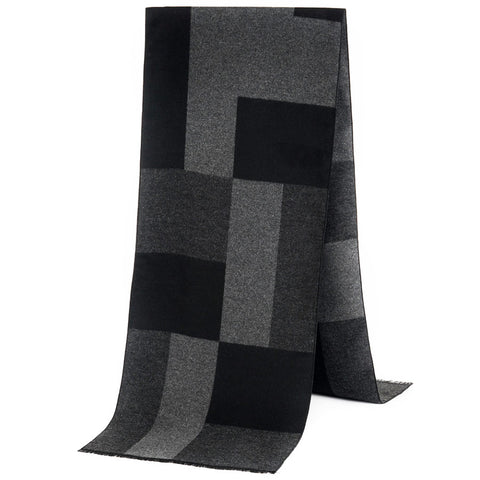Mens Rio Terra Black Cotton Scarf #M