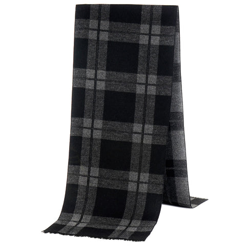 Mens Rio Terra Black Cotton Scarf #P