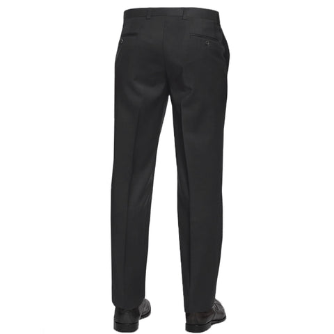 Mens Madison In-Seam Slim Fit Black Pants
