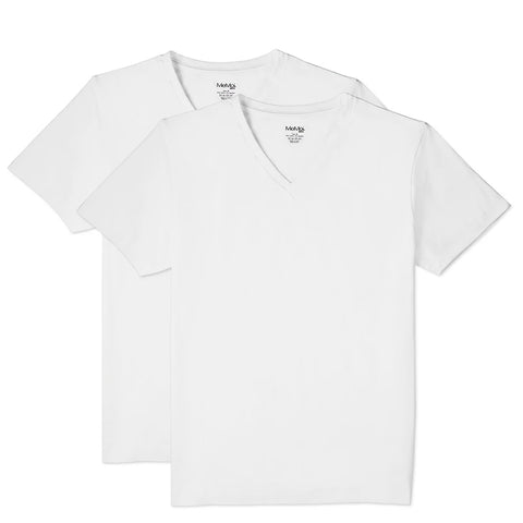 Mens MeMoi V-Neck Undershirts 2 pk.