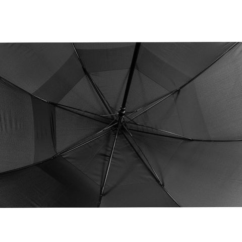 Mens Fit Rite Black Jumbo Folding Umbrella