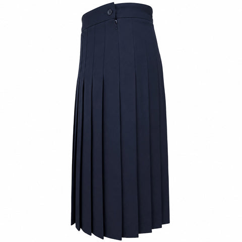 Juniors Uniform Skirt Navy Rayon