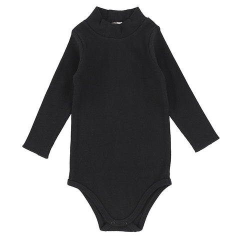 Babies Lil Legs Mock Neck Ribbed Long Sleeve Onesies