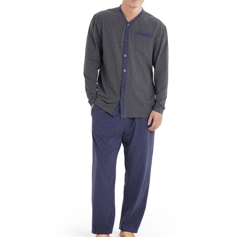 Boys Knit Pajamas #7 Buttoned