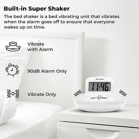 Portable Vibrating Alarm Clock Drive Goods.com Portable Vibrating Alarm Clock Drive Goods.com
