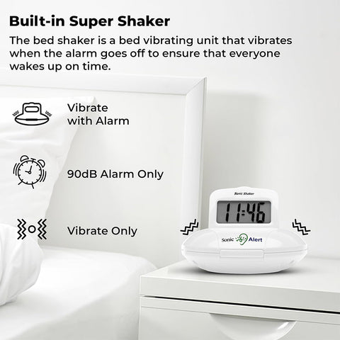 Portable Vibrating Alarm Clock
