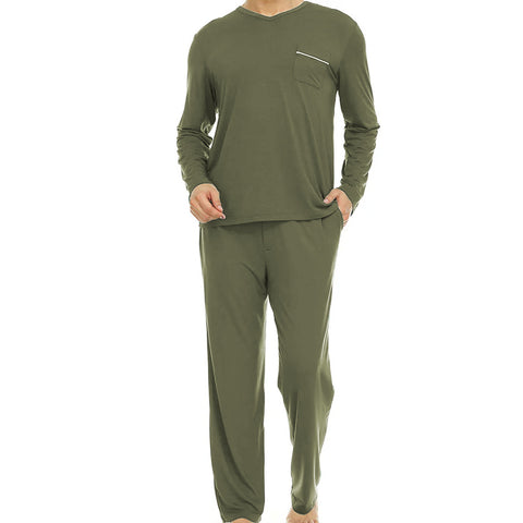 Mens Symmar Micro Modal Pajamas Frost Green