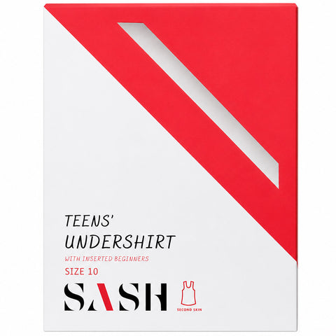 Girls Sash Undershirts W/ Inserted Beginner - 2 Pk.