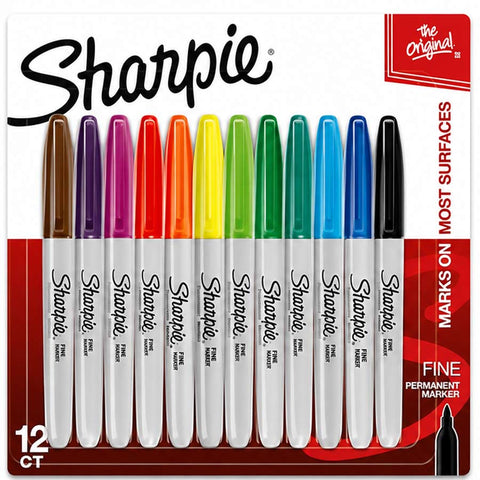 Sharpie Colored Permanent Marker 12pk