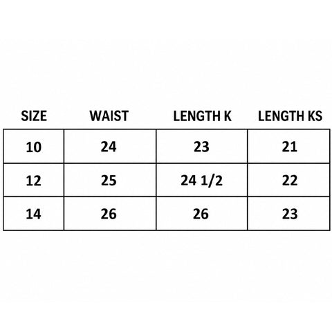 Kids Uniform Skirt Black Rayon