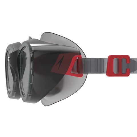 Adult Speedo Black Silicone Goggles