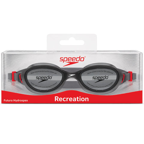 Speedo Adult Futura Hydrospex Goggles Black/Gray - One Size
