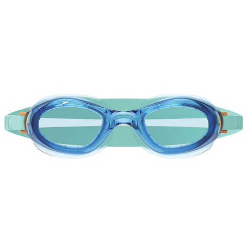 Junior Speedo Blue / Mint Silicone Goggles
