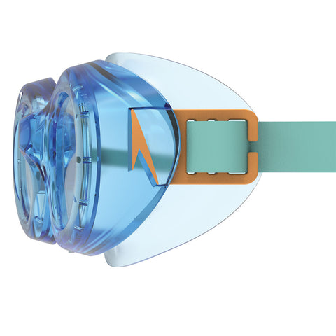 Junior Speedo Blue / Mint Silicone Goggles