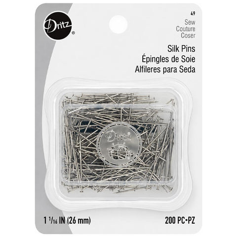 Silk Pins #49 Size 17 - 200 Pk.