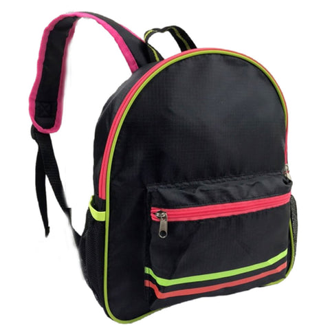 Neon Pink Backpack Swim Bag