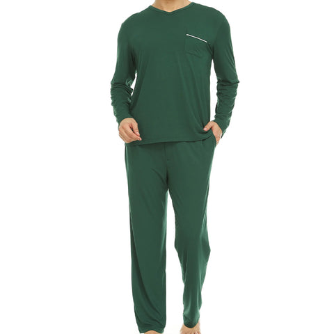 Mens Symmar Micro Modal Pajamas Green