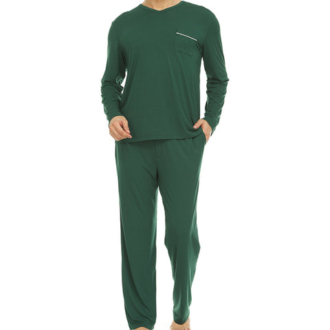 Mens Symmar Micro Modal Pajamas Green