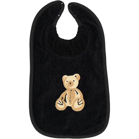 Kids ArGail Terry Black Teddy Bib