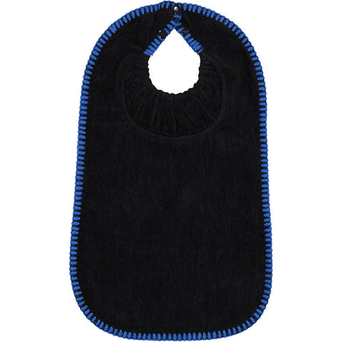 Kids ArGail Terry Black Topstitching Bib