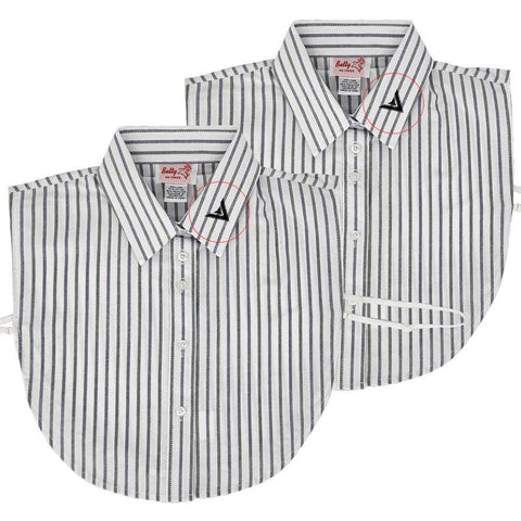 Uniform Dickey Multi Stripe Teens W/ Emblem