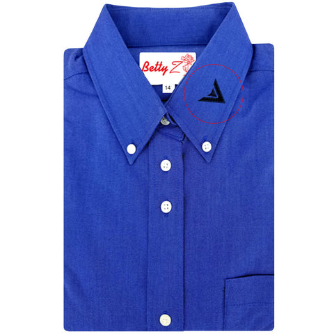 Uniform Shirt English Blue W/ Emblem