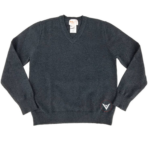 Uniform Sweater V Neck Grey