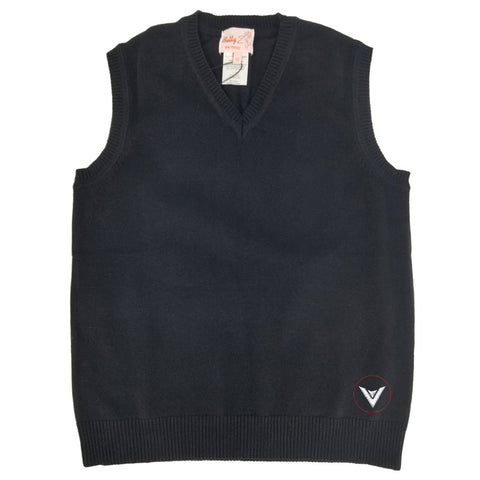 Uniform Vest V Neck Black