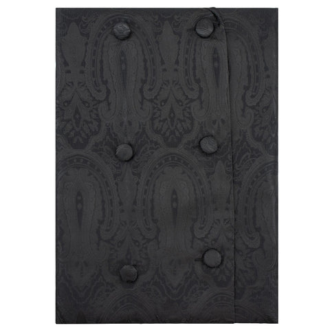 Mens Waldman's Washable Designed Black on Black Double Breasted Bekitche (Discontinued)