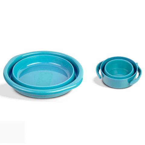 Collapsible Washer Set Turquoise