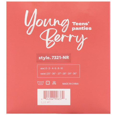 Girls Young Berry Teens Panties - 3 Pk.