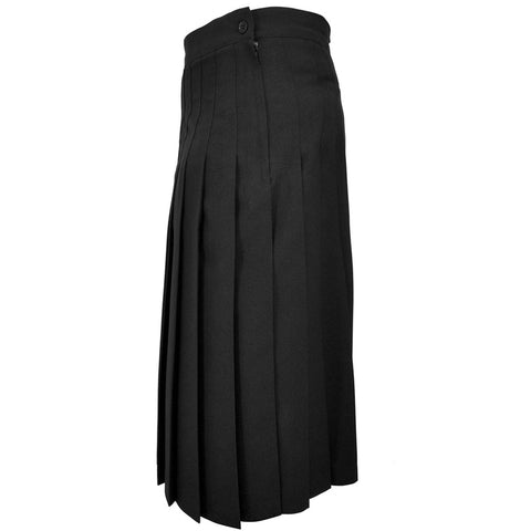 Uniform Skirt Black Poly