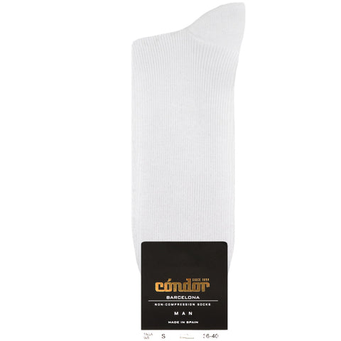 Mens Condor Modal Long White Socks